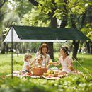 Grande capa de folha de lona impermeável