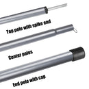 Conjunto de 2 postes de barraca