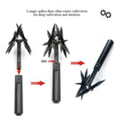 Capina escavação ferramenta de torneamento de grama 2 em 1 jardim rotativo leme gramado ripper aerador de terra ferramenta de jardinagem aerador de solo solto