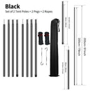 Conjunto de 2 postes de barraca